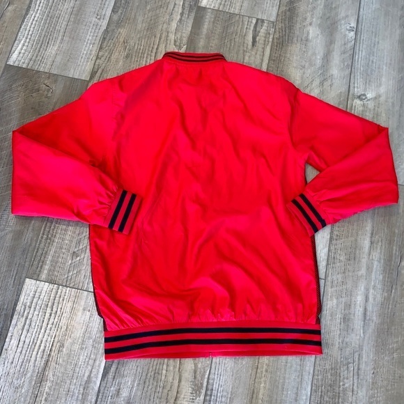 G-Net red black windbreaker jacket EUC Large - Picture 3 of 3